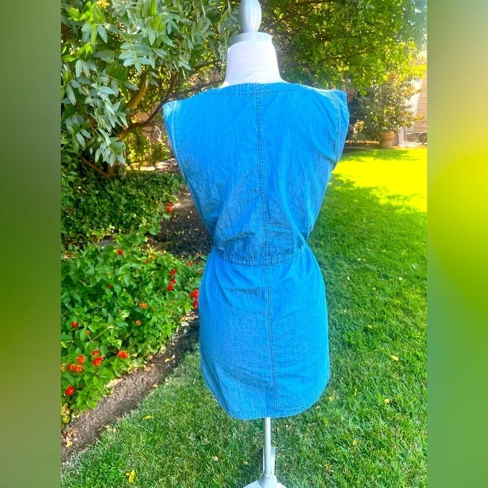J. CREW Blue Jean Mini Dress